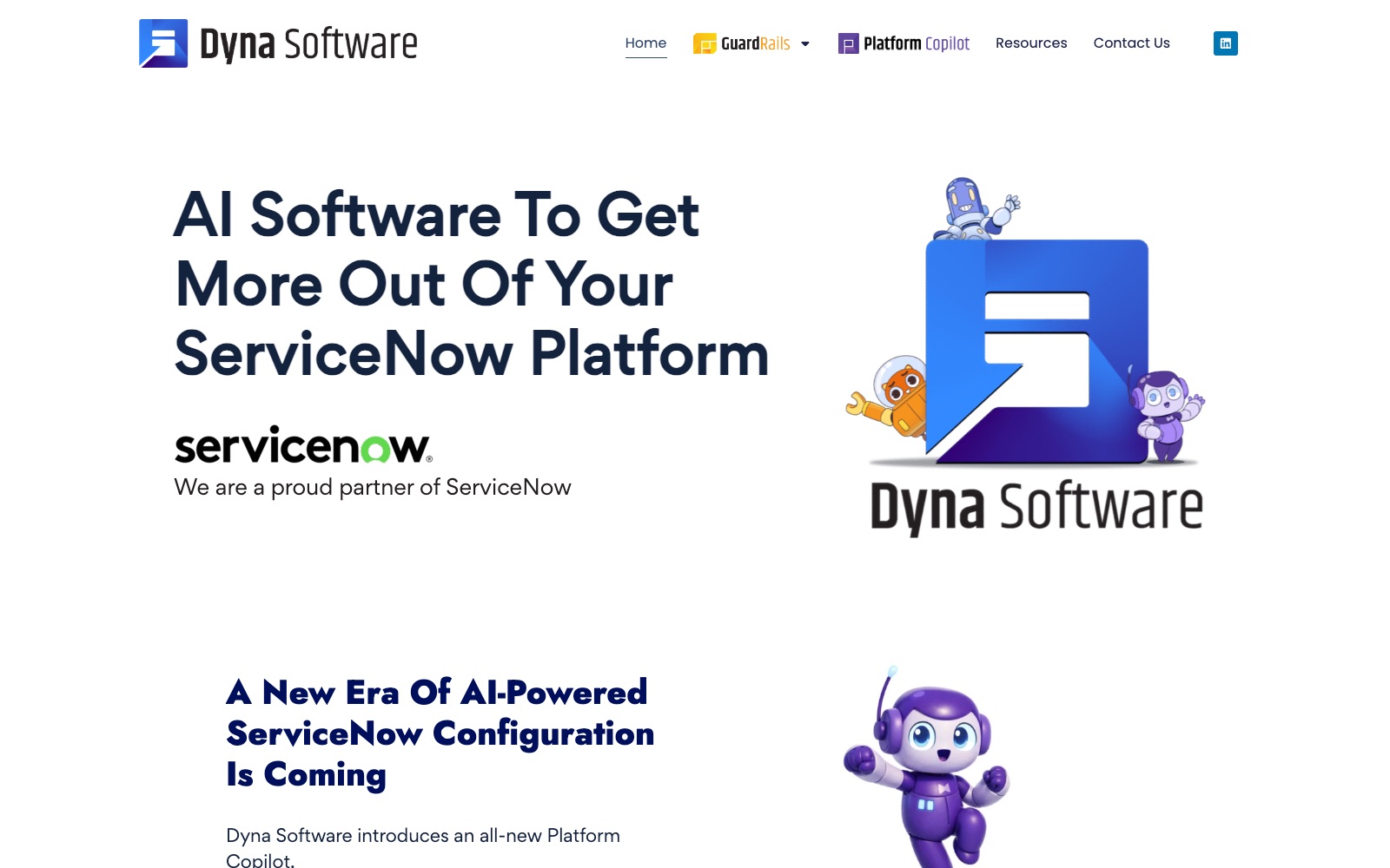 Dyna Software — live website by NoloWeb